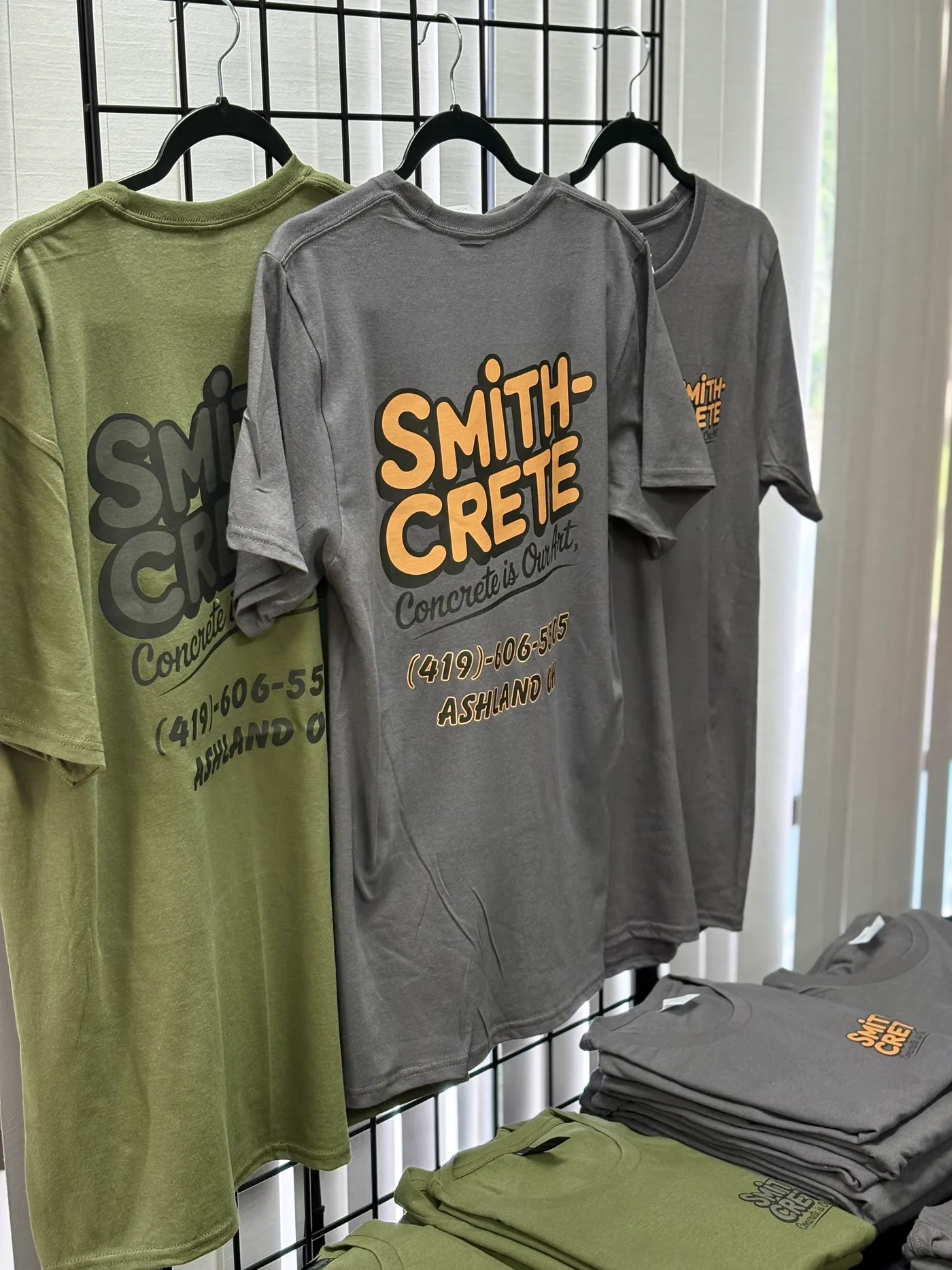 Team in branded Just Name It shirts